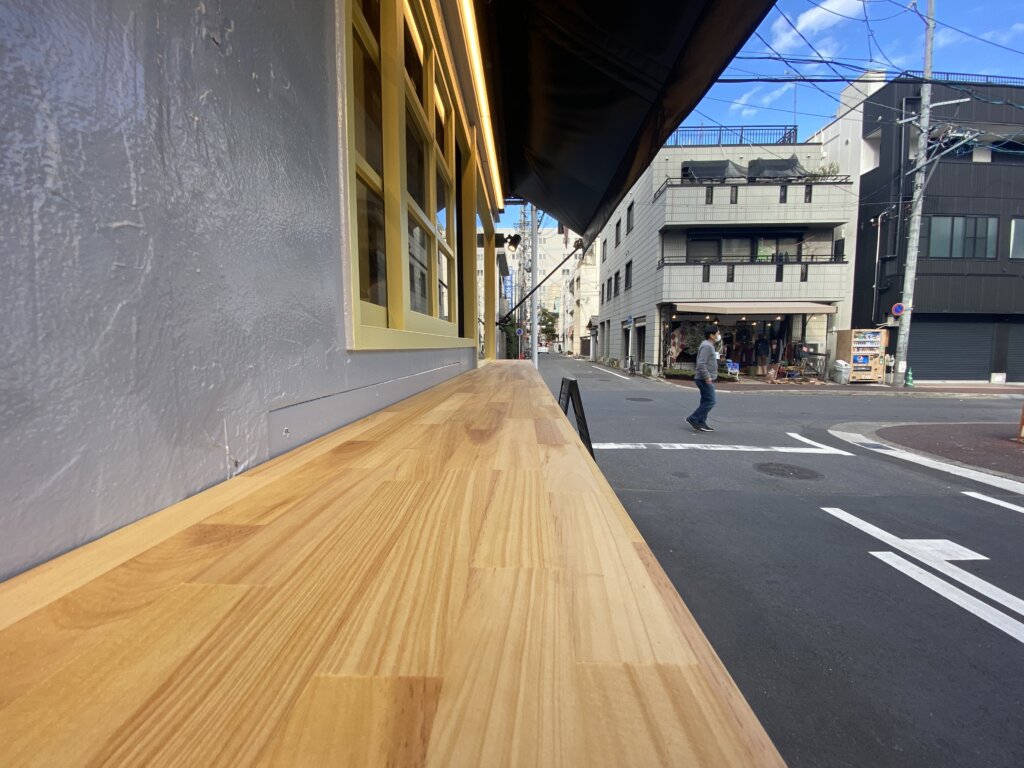 名古屋市中区大須のカフェ外装工事完工
